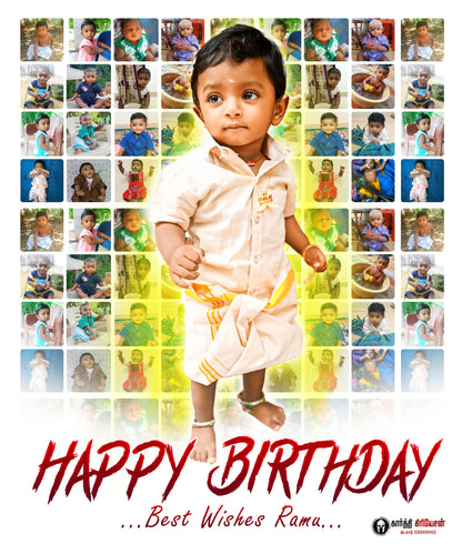 Customized Mosaic Frame | Upload Your Photo | Unique Wall Art