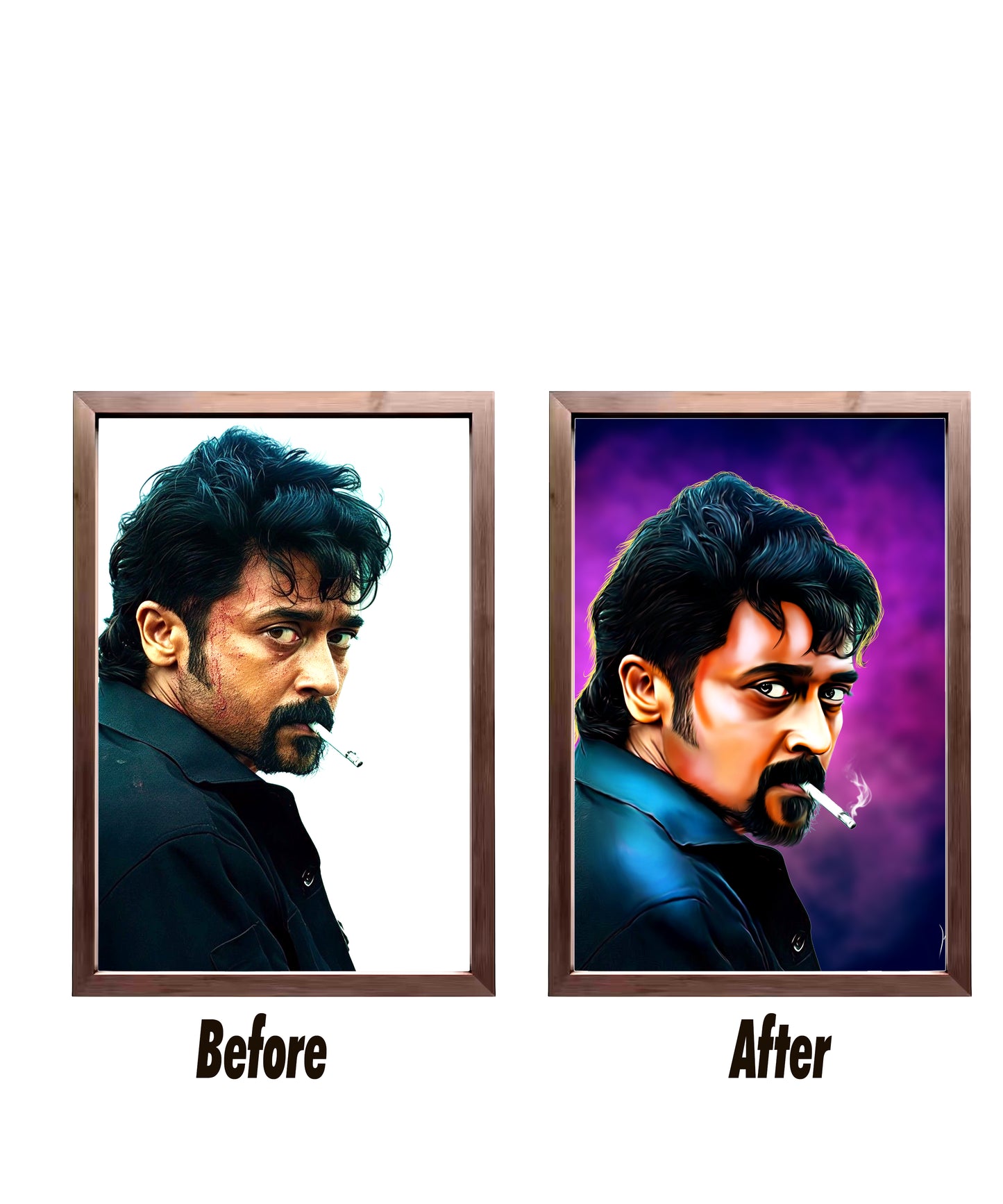 Customized Digital Painting Photo Frame