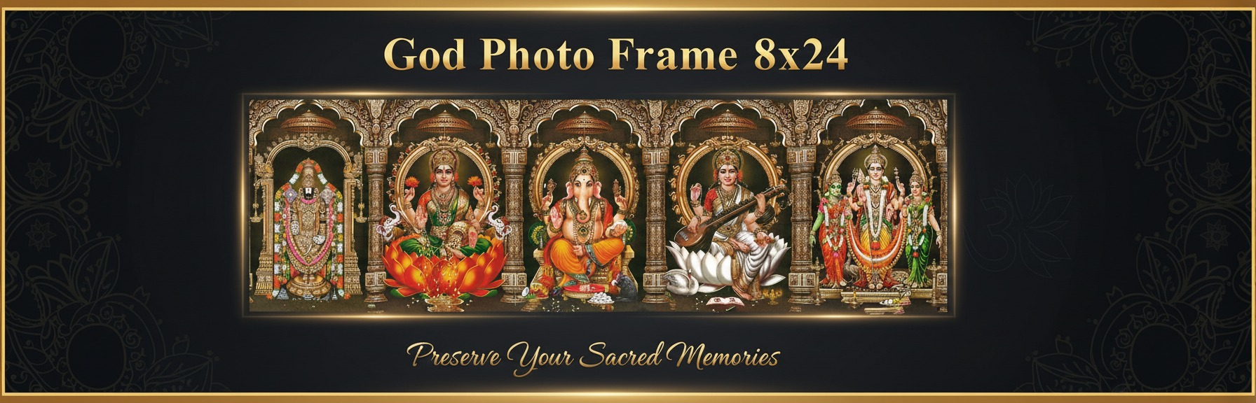 God Photo Frame 8x24 Instagram Banner